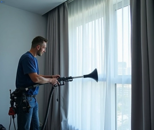 Professional curtain stain removal process equipment Matty Curtain Cleaning tinbeerwah